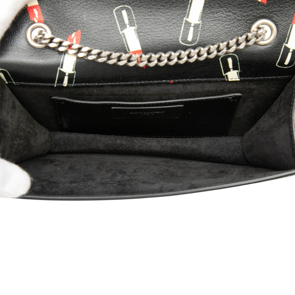 Pre-Loved Saint Laurent Calfskin Lipstick Print Betty Crossbody - Picture 4 of 7